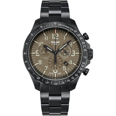 Traser P67 Officer Pro Chronograph Khaki Ocel