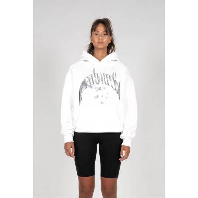 Mister Tee Овърсайз тениска Ladies METAMORPHOSE V. 3 x Heavy Oversized Hoody white XSUB-MJG11639-00220 - Черен, размер
