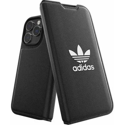 Adidas Калъф Adidas OR Booklet Case BASIC за iPhone 14 Pro 6.1", черен / черно-бял, 50182 (AD000069-0)