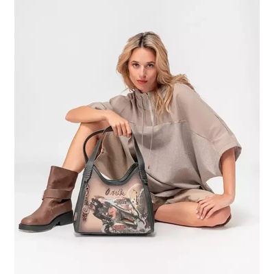 Anekke ЛУКСОЗНА ДИЗАЙНЕРСКА ДАМСКА ЧАНТА anekke dreamverse wings С АТРАКТИВЕН ПРИНТ