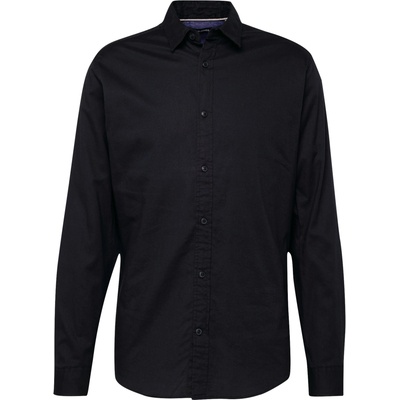 JACK & JONES Риза 'gingham' черно, размер xxl