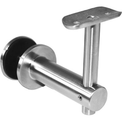 Držák madla pevný na trubku ø 42.4mm, broušená nerez K320 / AISI304