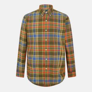 Ralph Lauren Риза с дълъг ръкав Polo Ralph Lauren Oxford Check Long Sleeve Shirt - Olive Org Multi