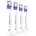 Philips Глава за четка S2 Sensitive Philips Sonicare HX6054/87, бяла, 4 бр (S2 Sensitive)