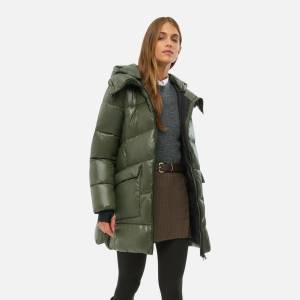GEOX Каки дамска пухена яке Geox Serilda Geox | Zelen | ЖЕНИ | 46