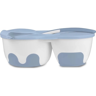 BabyOno miska 2v1 uzátváreteľná s lyžičkou 200+150 ml