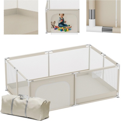 Tulano Detský kútik Playpen 120 x 180 cm Béžová