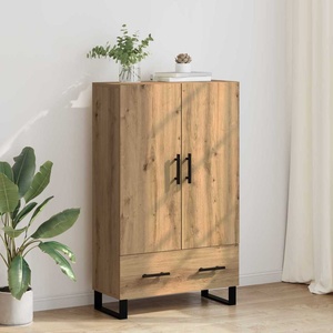 vidaXL Висок шкаф Дъб 69, 5 x 30 x 115 см Инженерна дървесина (882497)