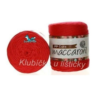 Maccaroni PP Cord 5mm červená - 31