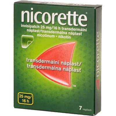 Nicorette Invisipatch 25 mg/16 h transdermální náplast 7 ks