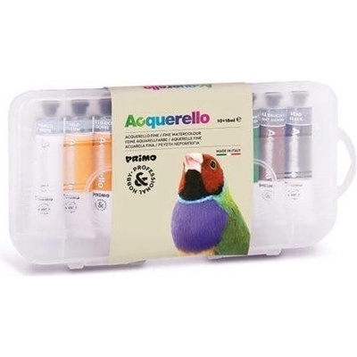 PRIMO akvarelové barvy 10 x 18 ml – Zboží Dáma