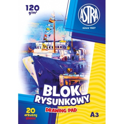 Astra Náčrtník skicár A3 20 listov 120g m2 106119003