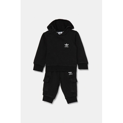 adidas Originals dětská tepláková souprava Hoodie Set IW1007 černá