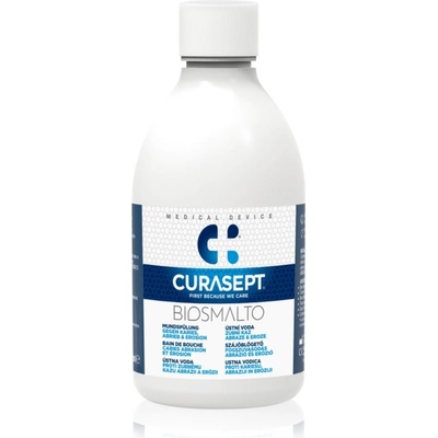Curasept Biosmalto Caries Abrasion & Erosion вода за уста за подсилване и възстановяване на зъбния емайл 300ml