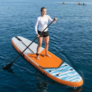 vidaXL Надуваема дъска за Paddle Board TRITON 366 x 81 x 15 см Синьо (42039125)