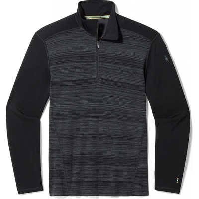 Smartwool CLASSIC THERMAL merino BL 1/4 ZIP B black color shift