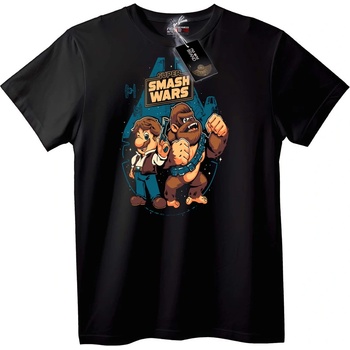 NOONEBRAND Тениска Super Smash Wars - 7XL, Black