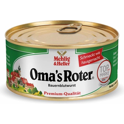 Mehlig & Heller Oma's Roter krvavá masová pomazánka v konzervě 300 g