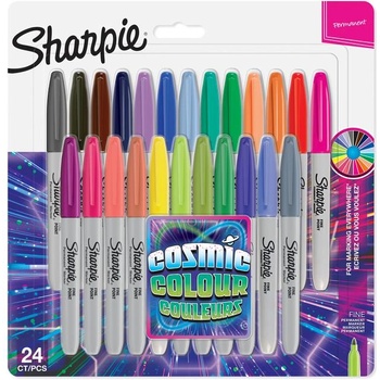 Sharpie Комплект перманентни маркери Sharpie, F, 24 цвята, блистер (27671-А-2033672)