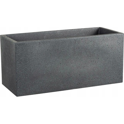 Scheurich Květináč plast šedý 59 x 25 x 27 cm