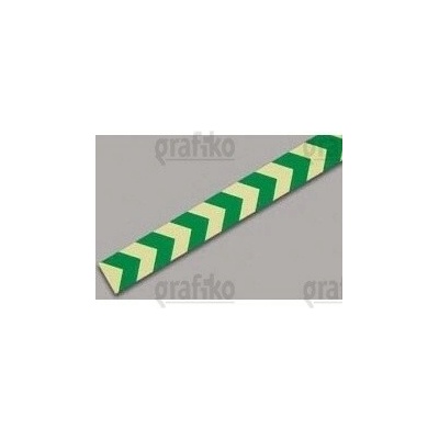 Grafiko | Fotoluminiscenční páska – SMĚROVÁ - Materiál fólie s ochrannou laminací, Rozměr 1000x50mm