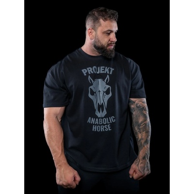Anabolic Horse Projekt Horse Triko Premium Oversize Heavy black – Zboží Mobilmania