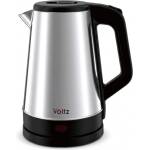 Voltz Електрическа кана Oliver Voltz OV51230AB, 1500W, 1.8 л, 360° основа, Корпус от неръждаема стомана, Инокс/черен (OV51230AB) Електрически кани