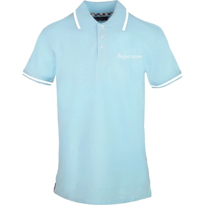 Aquascutum Блуза с яка Aquascutum Men's Polo Short Sleeve Polo Shirt - Sky Blue