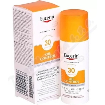 Eucerin Sun Oil Control Sun Gel Dry Touch opaľovací gél na tvár SPF30 50 ml