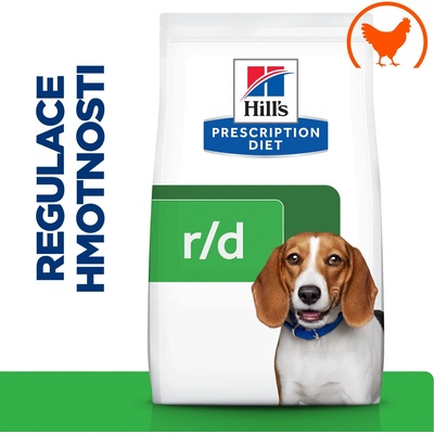 Hill's Prescription Diet R/D Regulácia hmotnosti granule pre psov 4 kg