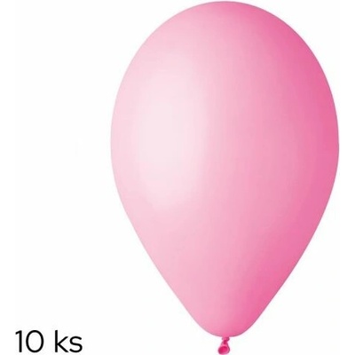 Balónky 10ks OBYČ. růžové
