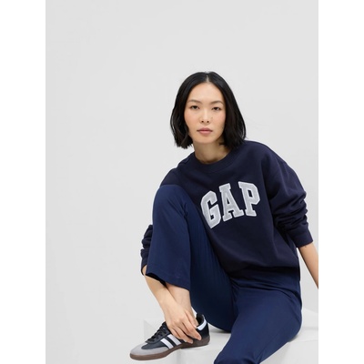 GAP Oversize mikina s logem Tmavě modrá
