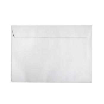Плик C5 - бял, 162 x 229 мм, стикер по дългата страна, 50 броя