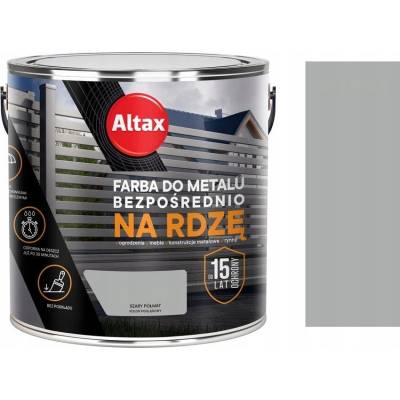 Barva na kov Altax na rez 2,5 l šedá polomatná