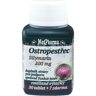 MedPharma Pestrec Silymarín 200 mg 37 tabliet