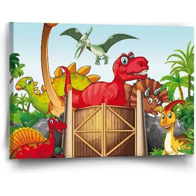 Sablio Obraz Dinosauri 4 - 90x60 cm