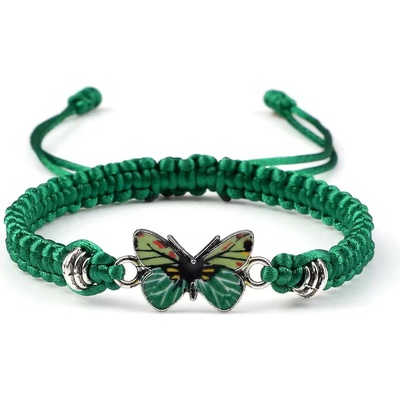 Gaira náramek Zelený motýlek 3119 zelená