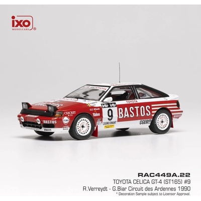 IXO Toyota Celica GT 4 ST165 Circuit des Ardennes 1990 9 Verreydt Biar 1:43