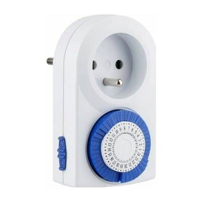 Časovač Strend Pro, mechanická spínacia zásuvka, 220-240 V, max. 3500 W