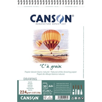 Canson Sp Càgrain Скицник 30 A4 224 g White (C400060628)