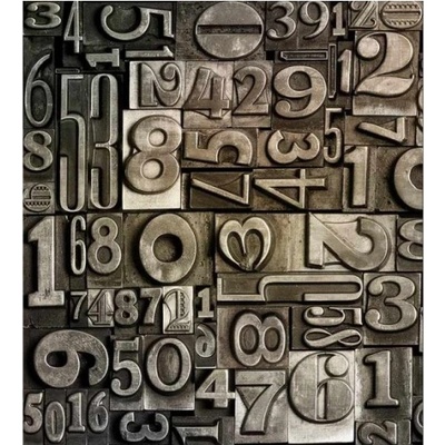 DIMEX ART Флизелинов фототапет цифри 225 x 250 см