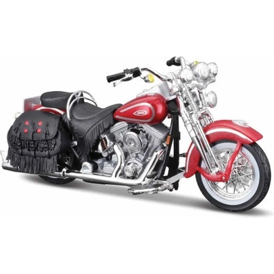 Harley Davidson Maisto FLSTS Heritage Softail Springer 1999 červená blister box 1:18