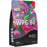 KFD Nutrition Regular+ WPC 80 [3000 грама /ПЛИК/] Бял шоколад с малини