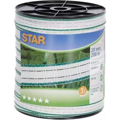 Páska k elektrickému ohradníku STAR 200/20