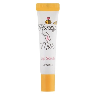 A'PIEU Honey & Milk Lip Scrub - Нежен Пилинг за Устни с Мед и Мляко 8мл