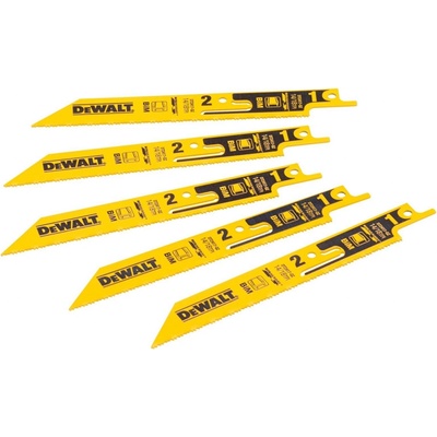 DT2417 DEWALT ODLAMOVACÍ PILOVÉ PLÁTKY NA KOV, 5 KS, DÉLKA 152MM, PRO MEČOVÉ PILY