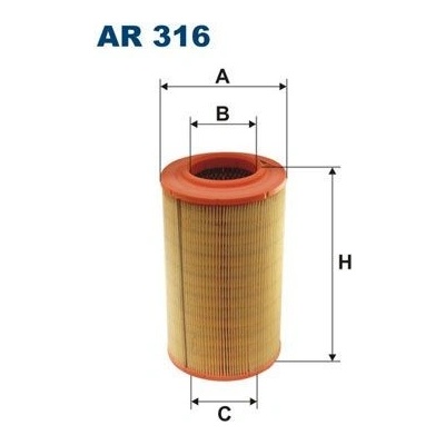 FILTRON Vzduchový filter AR 316