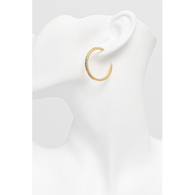 Kurt Geiger London обици дамски от метал с циркон (5621369429)