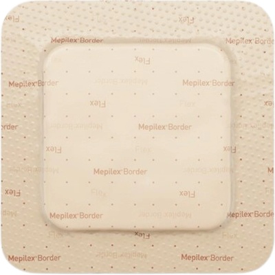 Mepilex Border Flex 7,5 x 7,5 cm samolepivé krytie z mäkkého penového silikónu 1x5 ks