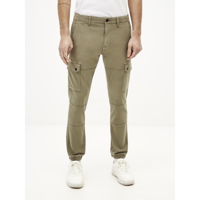 Celio Мъжки панталони Celio Solyte в цвят каки Celio | Zelen | МЪЖЕ | XL